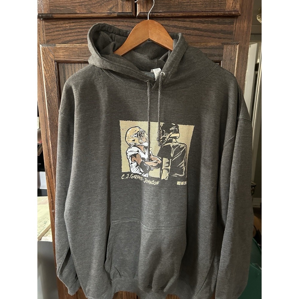 CJ Garner‎ Hoodie Gray X-Large